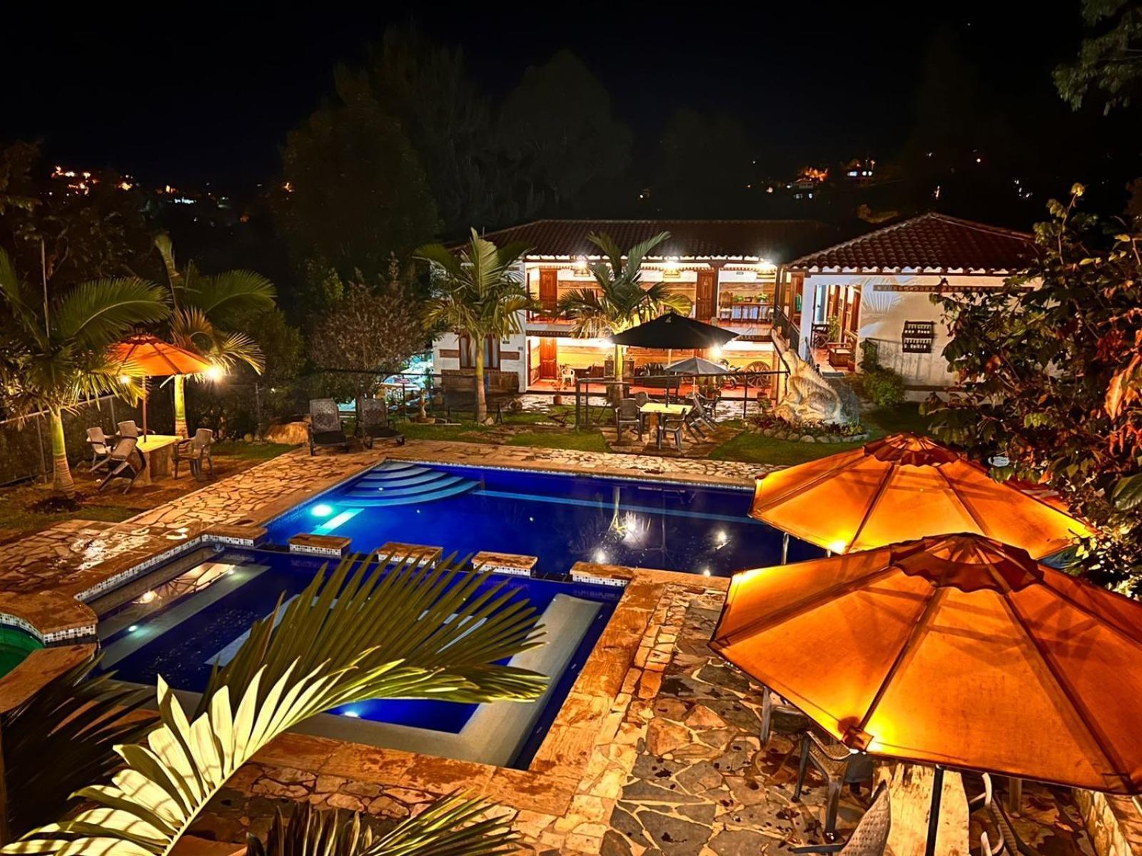 Hotel Casa Cantabria Campestre Villa de Leyva Exterior foto