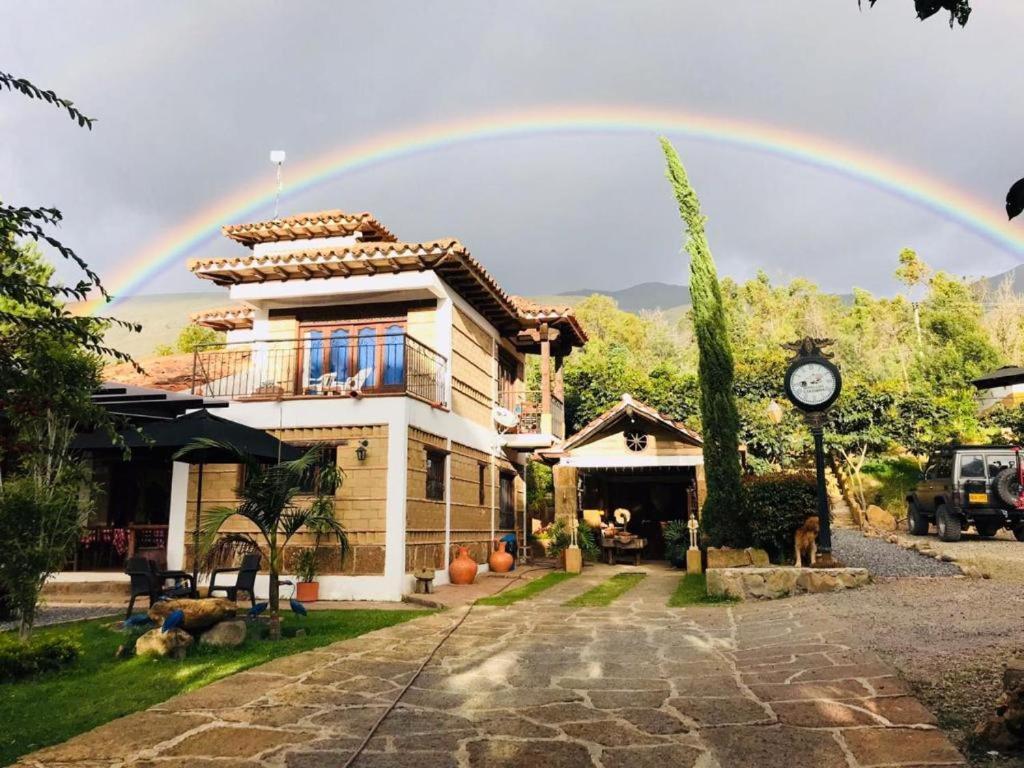 Hotel Casa Cantabria Campestre Villa de Leyva Exterior foto